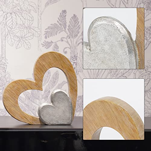 Lc Lcdecohome Gifts For Couples Home Decor Gifts - Gifts Home Gifts For Couples Farmhouse Sculpture Heart Decor Mothers Day And Anniversary&Wedding Engagement Party Gift 7 * 1.5 * 7.5 Inch #TOP6