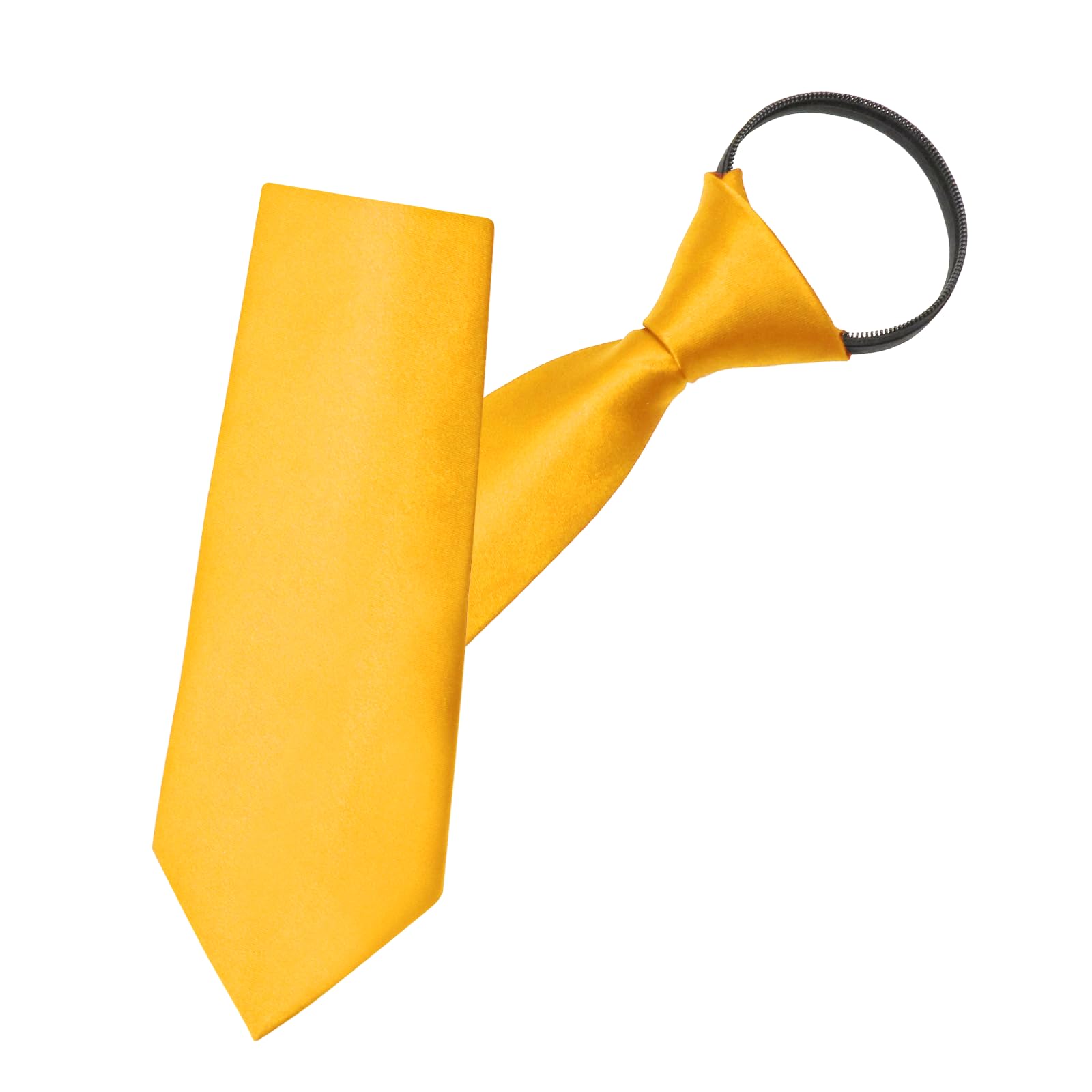 Mantieqingway Pre-tied Adjustable Zipper Neck Ties for Men 3.15' 'Mens Necktie for Office Graduation School Uniforms