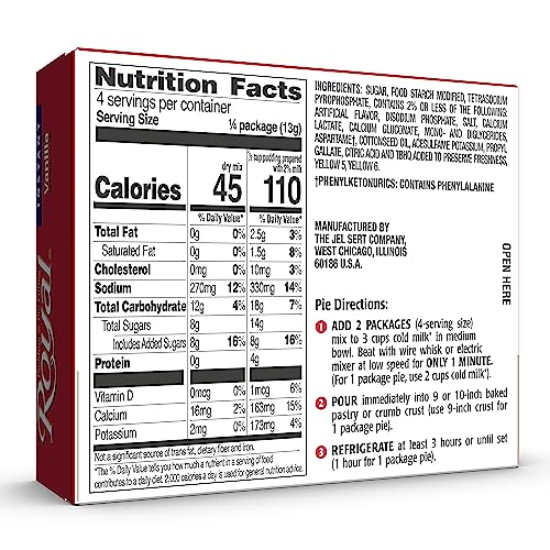 Image of Royal Instant Pudding Dessert Mix, Vanilla, Fat Free (12 - 1.85 Ounce Boxes) (Pack of 12)