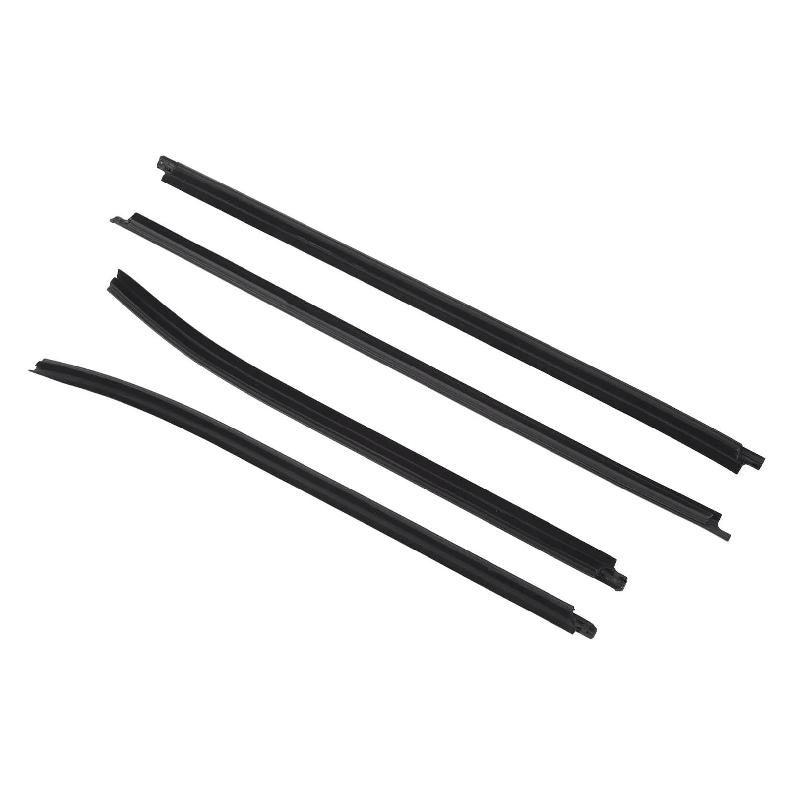 Yuqudgelky One Color 4Pcs Window Moulding Trims Rubber 681610K010 For Toyota For Hilux Sr5 For Vigo Mk6 Pickup 2005-2015
