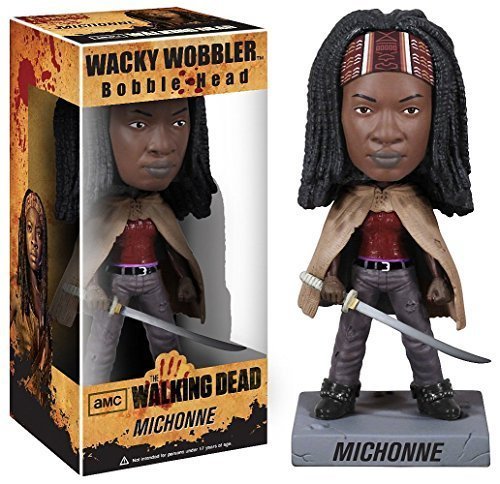 Michonne Bobble Head Figure: Walking Dead x Wacky Wobbler Series by Walking Dead