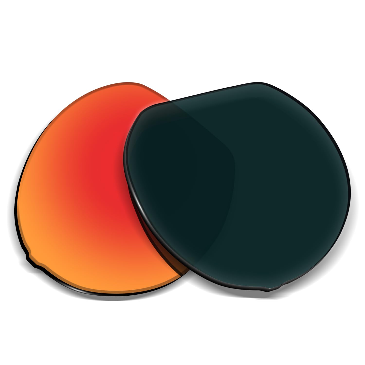 Lentes de repuesto de 1,5 mm compatibles con gafas de sol Oakley HSTN OO9242A OO9464A 52 mm antiarañazos