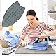 Silikon-Bügelmatte,Silikon Bügeleisen Matte,Bügeleisen-Ablage,Eisen Rest Pad,Bügelunterlage,Bügeleisenablage,Bügeleisenablage Gegen rutschfest mit Wandloch,Hitzebeständig Grau
