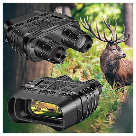 Night Vision Binoculars Digital Infrared Camera Large Viewing Screen HD Image & Video Night Vision Goggles Spy Gear for Hunting & Surveillance with 32G TF Card