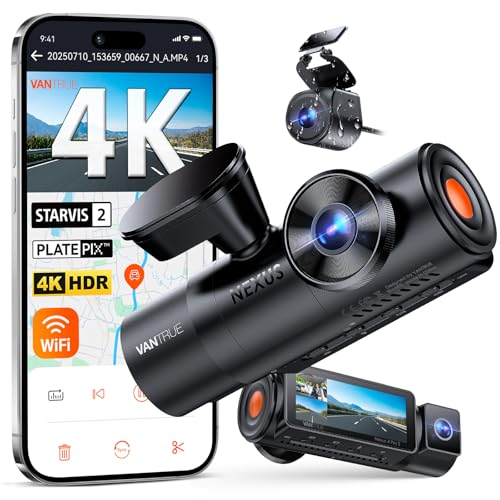Vantrue N4 Pro S 4K 3 Channel Dash Cam w/Triple