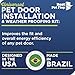 Best Pet Flap Universal Pet Door Install and Extreme Weather Proofing Kit, 100