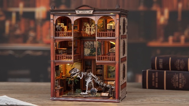Amazon | ブックヌック キット ドールハウス ミニチュアハウス 木製 3D