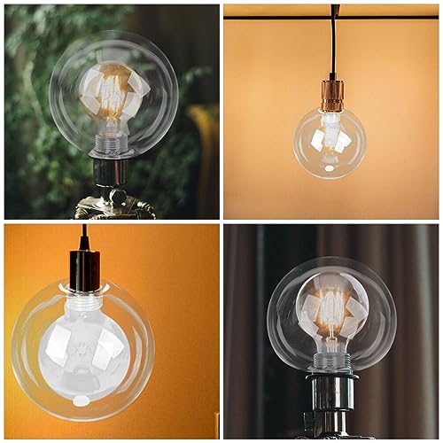 NUOBESTY Glass Lamp Shade Globe Lamp Cover G9