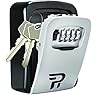 Key Lock Box with Code for Outside - Wall Mount Lockbox for Keys Outdoor - Combination Lock Box to Hide a Key Outside - Key Cabinets