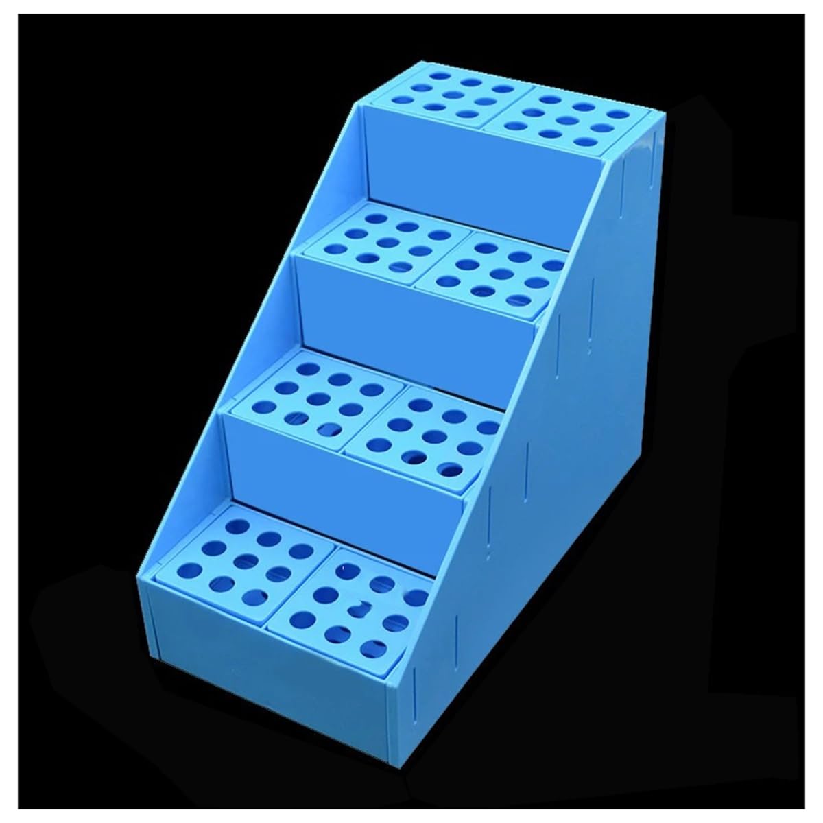 Gradilla for tubos de plástico, multifuncional, for centrífugas, de 18 a 180 orificios(8 grid)