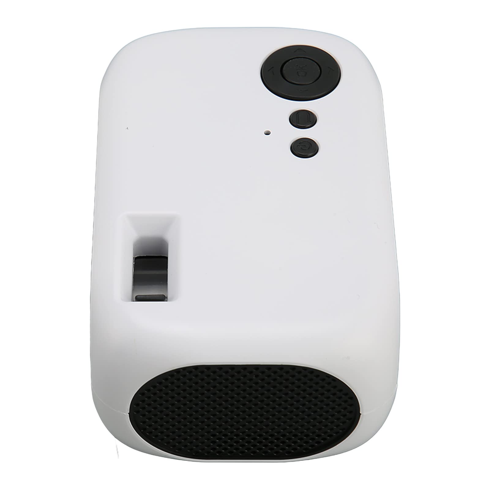 ciciglow Mini Proiettore M24, Proiettore Portatile 3000lm LED 480P con Ingresso AV USB HDMI, Audio Surround a 360 Gradi