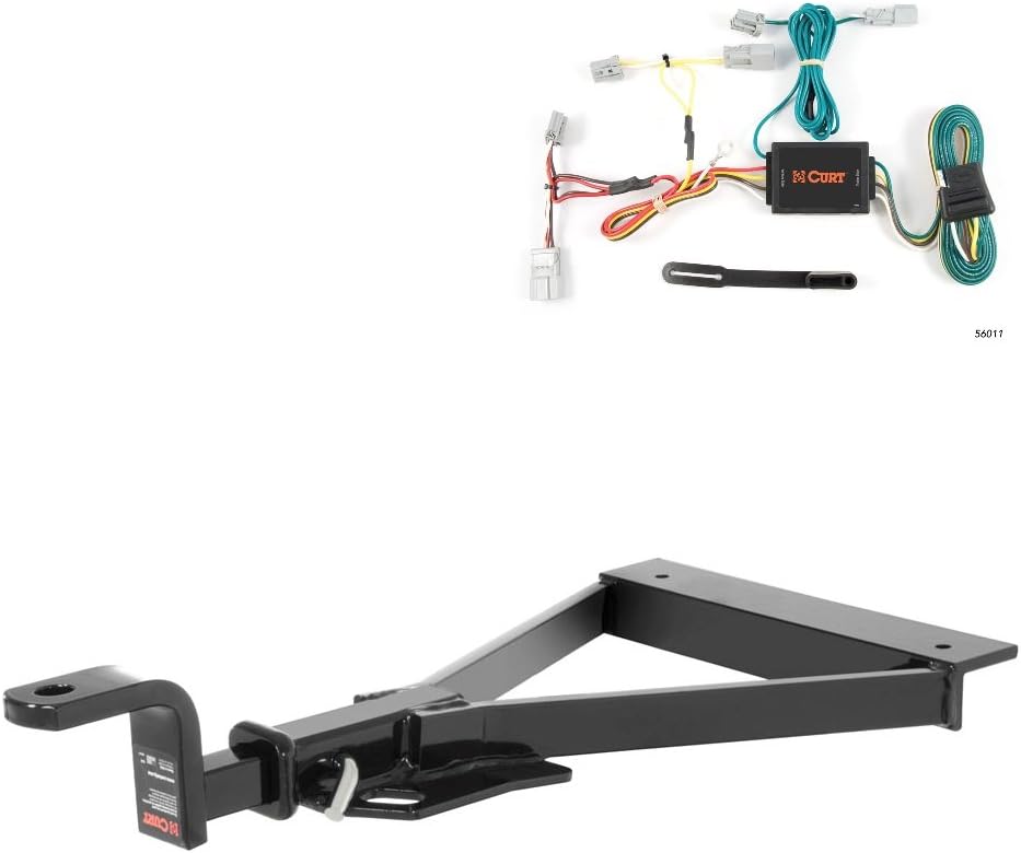 Curt 11058 56011 Class 1 Trailer Hitch Bundle with Wiring for 2007 Honda Fit