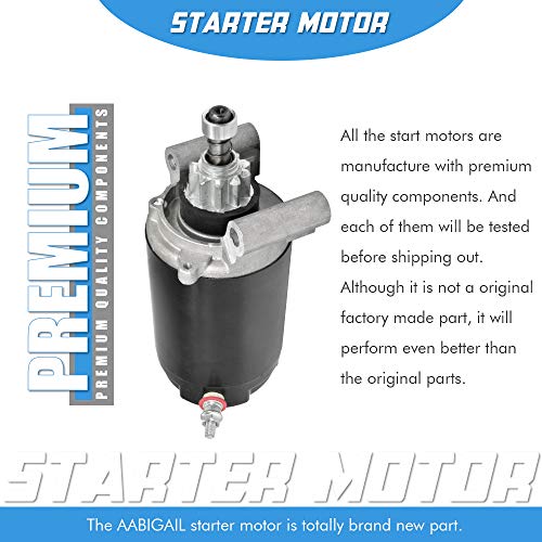 image for A ABIGAIL Starter Motor Replacement For John Deere Scotts Kohler 15-23
