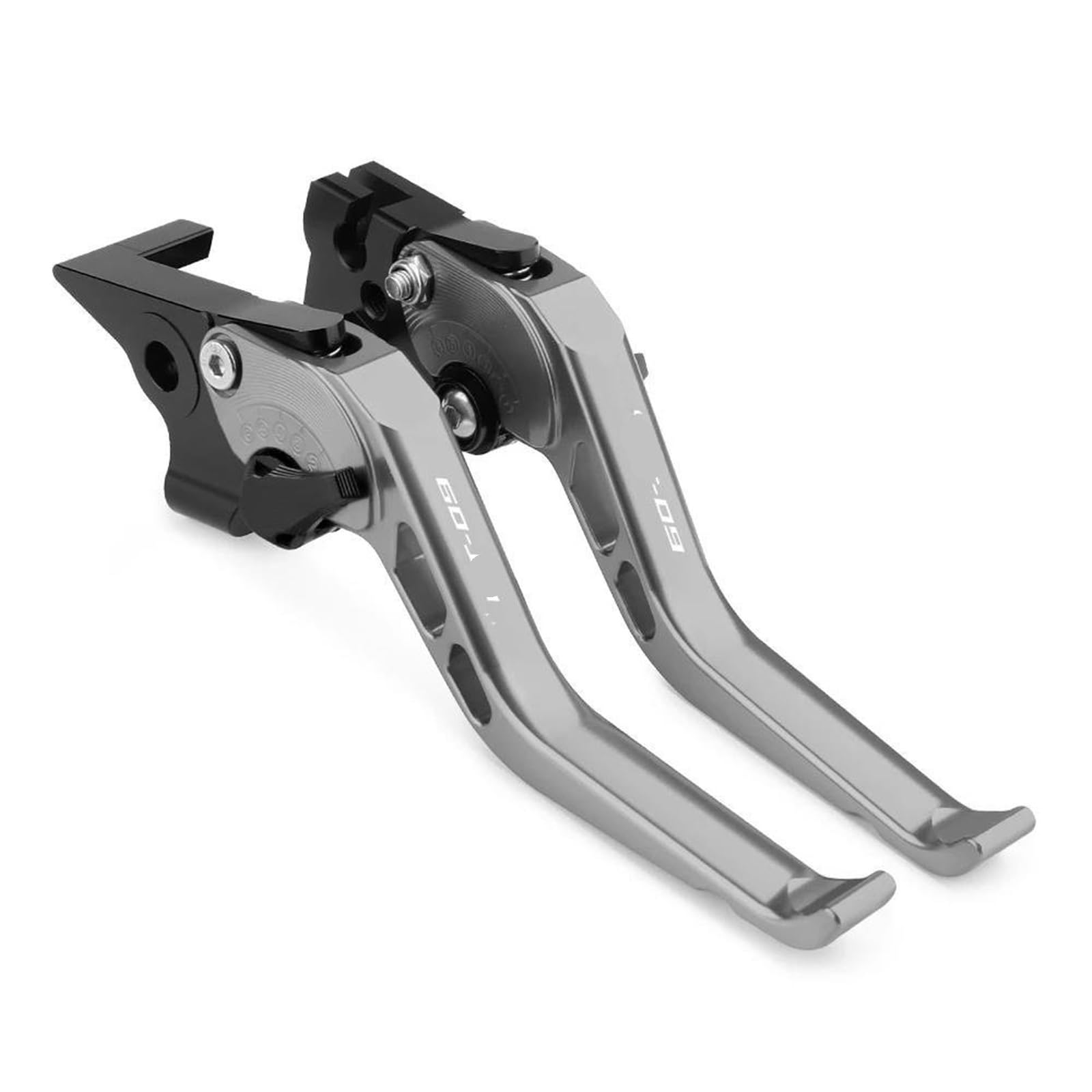 Oiajdsad Titanium For Yamaha Mt09 Mt-09 Fz09 2014-2020 Motorcycle Adjustable Brake Clutch Levers Short Lever Motorcycle Levers Clutch(Titanium)