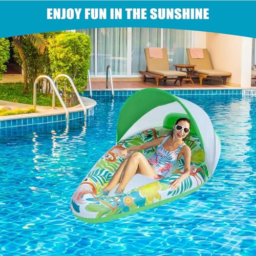 Flotadores de piscina con tienda balsa inflable de natación isla 2