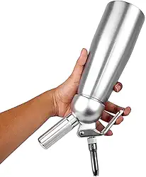 Garrafa Sifão Chantilly Gourmet Profissional 500ml 3 Bicos