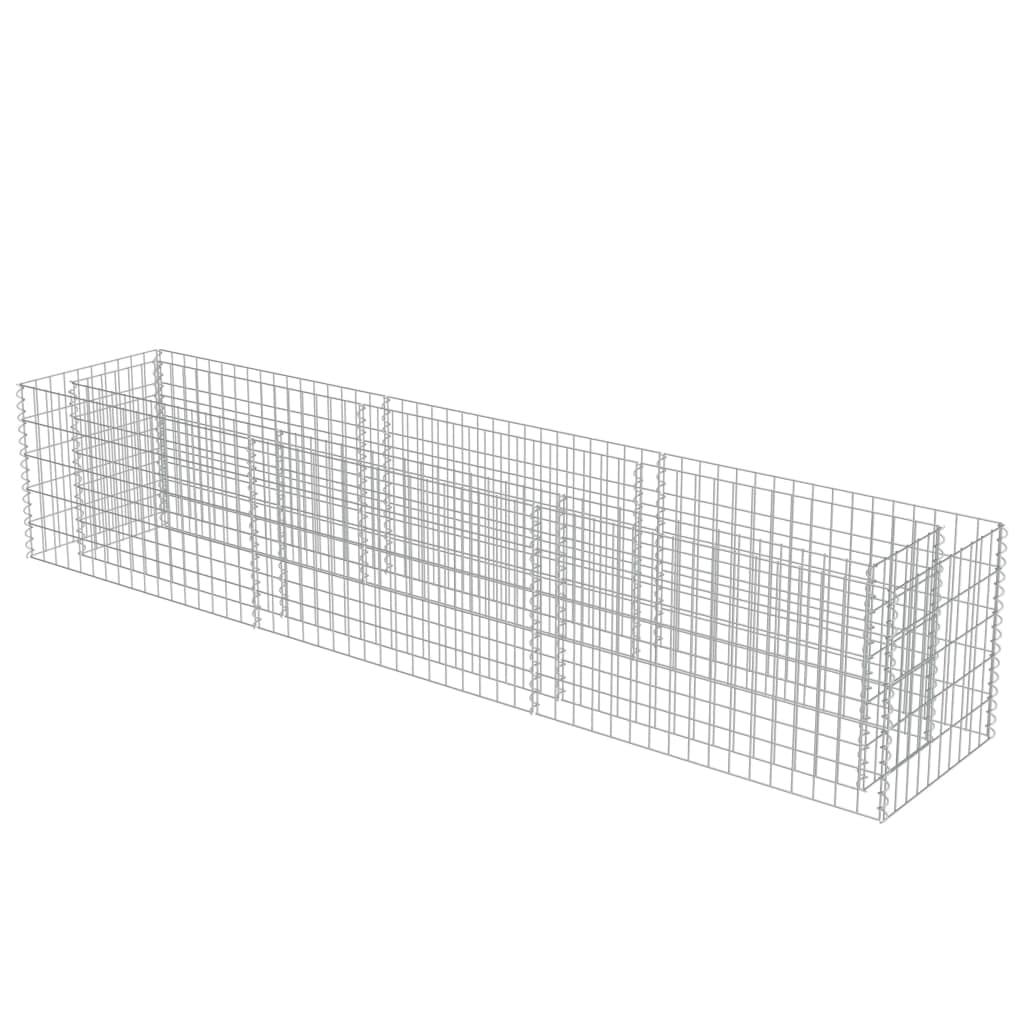 Myheimly Gabionen-Hochbeet Verzinkter Stahl 270×50×50 cm