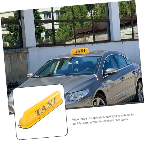 Lámpara de señal de taxi luz LED amarilla Homoyoyo para vehículo y conducción nocturna segura 3