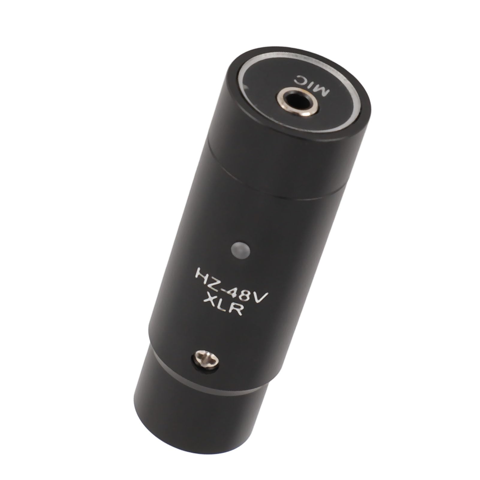 Symmetrischer Signalausgang 48 V Phantomspeisung, XLR-Stecker-Adapter für Kopfhörer, Lavalier-Mikrofone, Instrumenten-Kondensatormikrofone, Hergestellt aus Alu