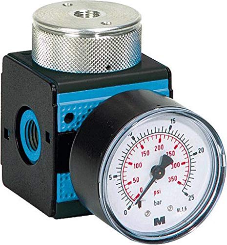 Druckregler G 45383 DR-I-G1/4i-20-0,2/16-Z-B1 - Baureihe Bloc 1 pneumatisch ferngesteuert mit Manometer