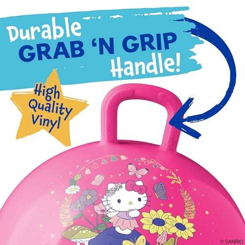 Image of Hedstrom Hopper Ball, Jumping Ball for Kids, inflates up to 15 inch, Hello Kitty