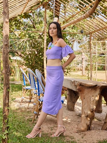 Image of PURVAJA Women's Midi Co-ords (Luna-011-013)