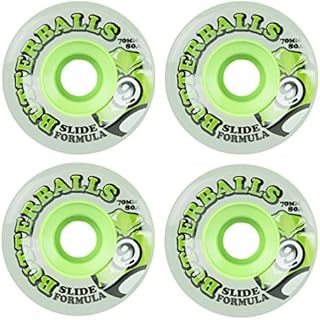 Sector 9 Butterballs 70mm 75a (Green, Translucent) Skateboard/Longboard Wheels