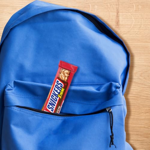 SNICKERS Xtreme Peanut and Caramel Chocolate Candy Bar, 24 Count | Quick snack, chocolate bar, candy bars, chocolate snacks, peanut caramel candy bar, 1.55 oz - image 4