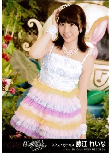 Amazon Akb48 公式生写真 ギンガムチェック 劇場盤 ドレミファ音痴 Ver 藤江れいな アイドル 芸能人グッズ 通販