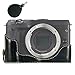 Produktbild First2savvv Gehäusehälfte präzise Passform PU-Leder Kameratasche Fall Tasche Cover für Canon EOS M3 mit UV-Objektiv-Beutel