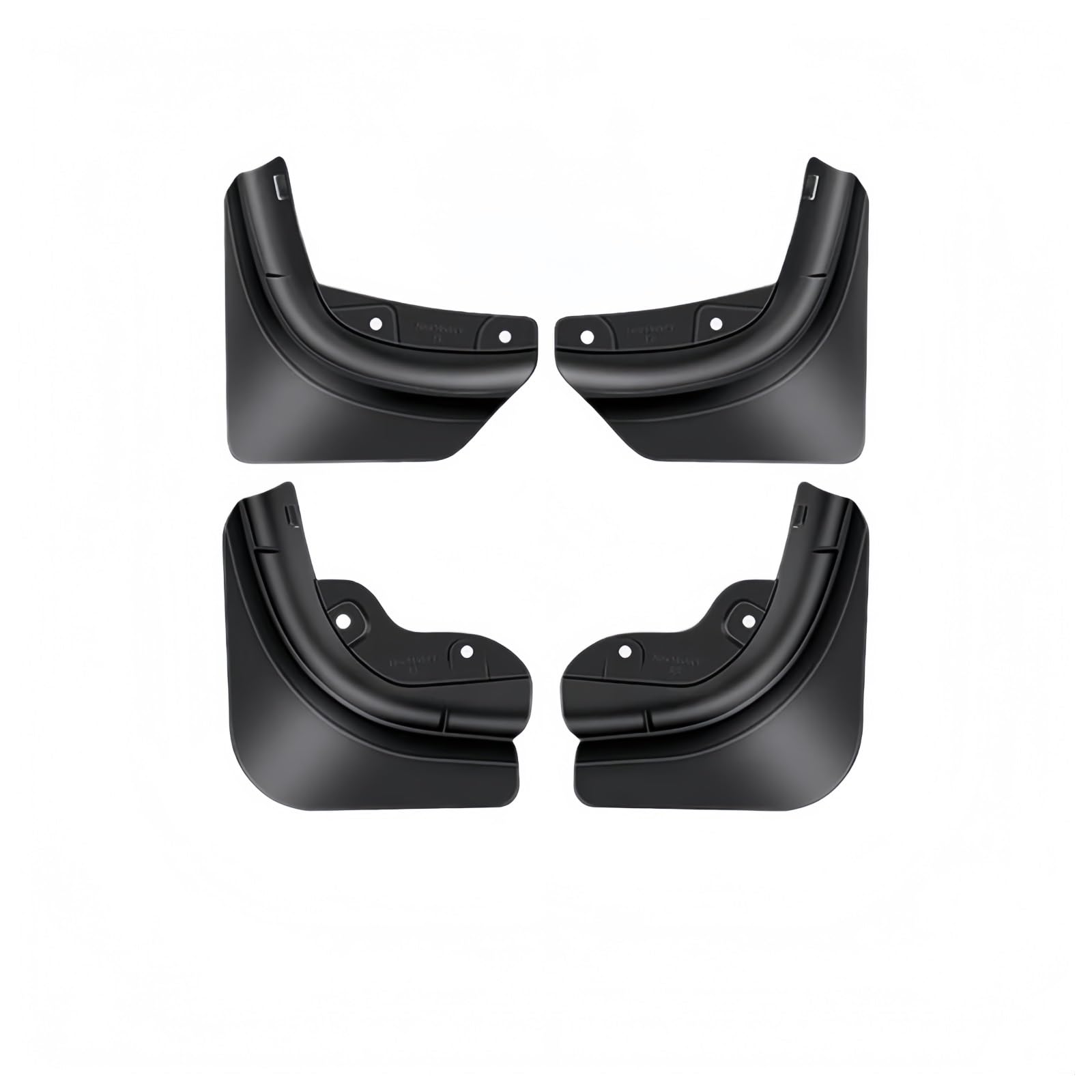 Garde-boue pour Tesla Model Y Juniper 2026 kit complet de 4 pièces noires - 8