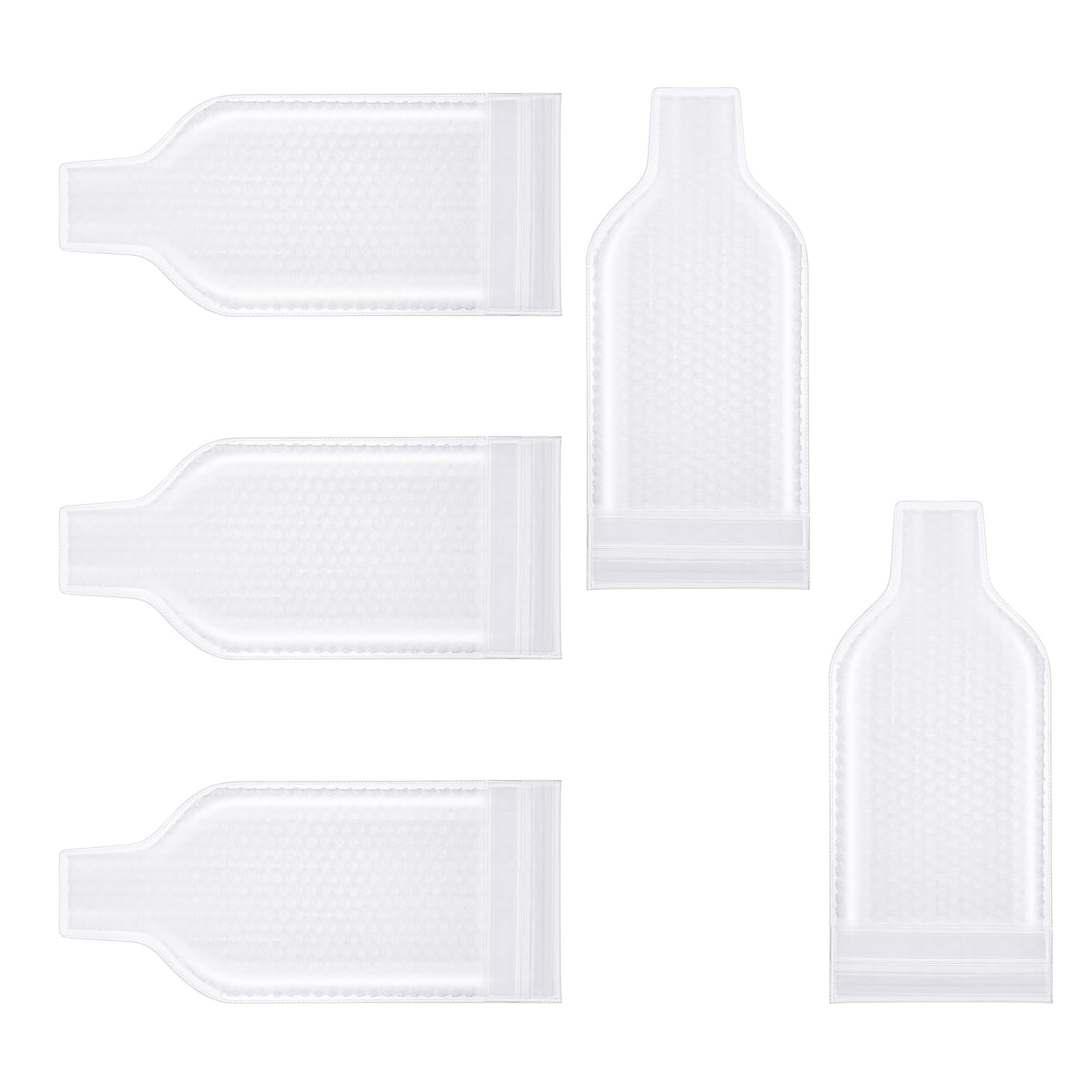 NMFLAB Portable Bottle Guard Sleeve Travel Must Have with Two Layer Security Fits Most Liquid Bottles Collapsing Bottle Planner
