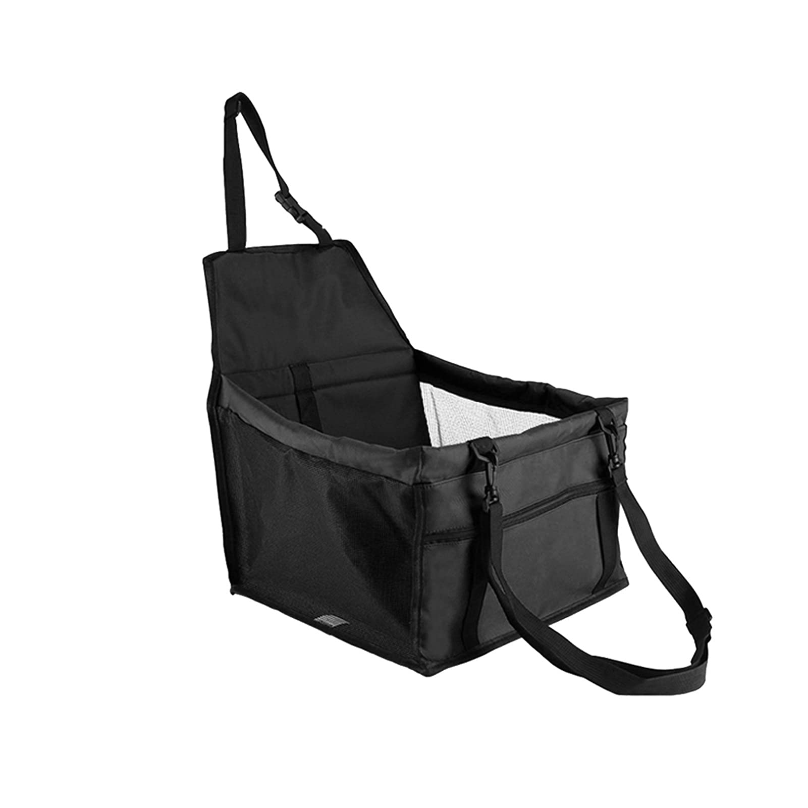 Telo Auto per Cani Cestino pieghevole per amaca per animali domestici. Cestino da viaggio di sicurezza per cani e gatti Coprisedile Auto per Cani(BLACK)