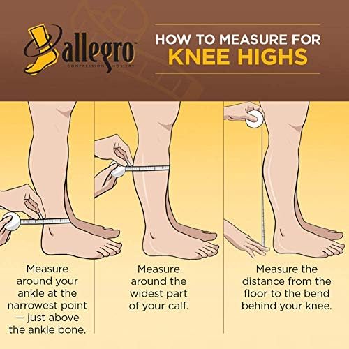 Image of Allegro Surgical 303 Firm Compression Pantyhose, 30-40 mmHg for Men & Women | Patented float-stitch fabric with a soft waistband, reinforced heel and roomy balloon toe for secure supportive wear all day.