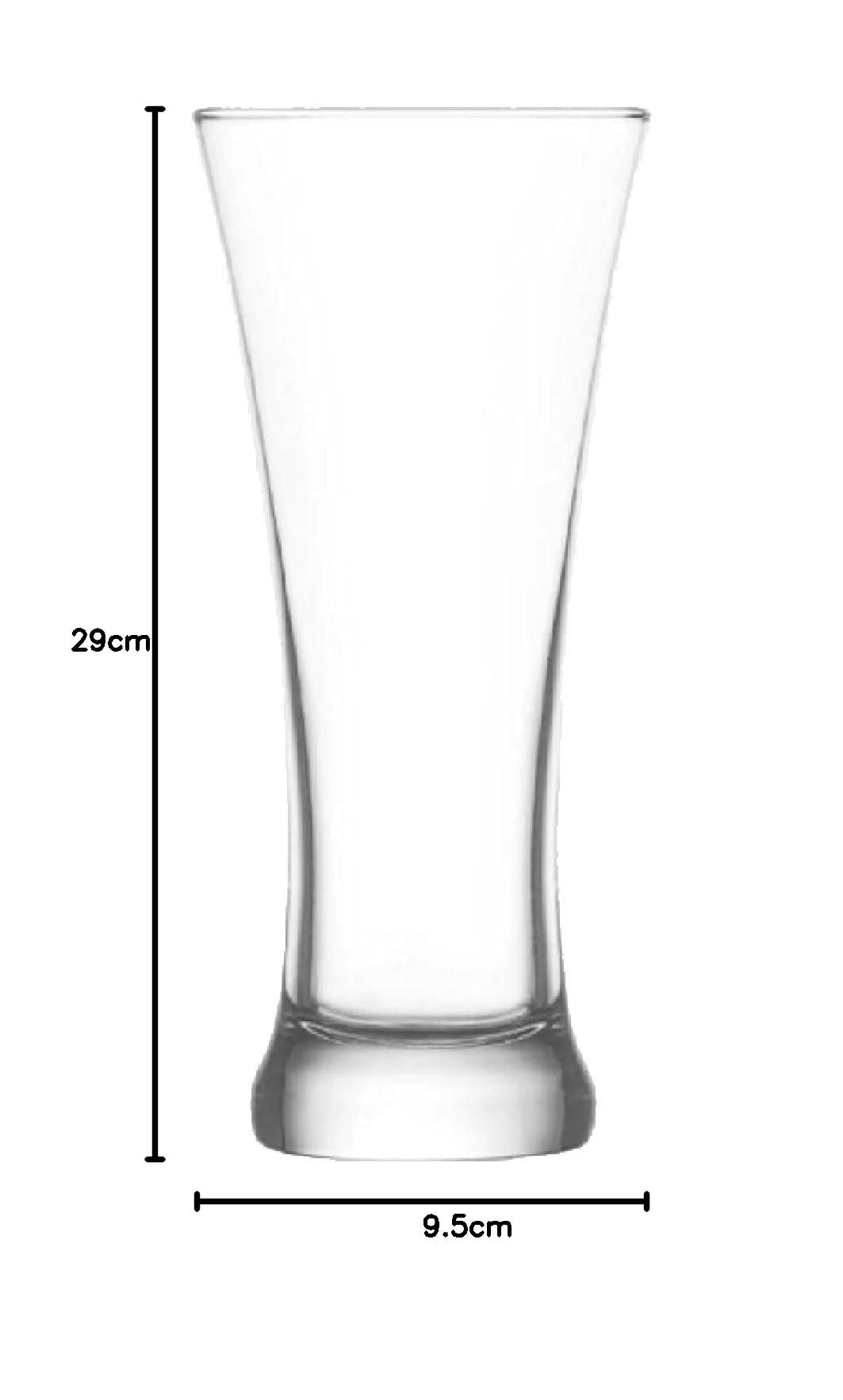 Tradineur - Pack de 6 Caja de 3 vasos Modelo Galassia - Capacidad de 300 ML - Fabricado en Vidrio Resistente - Apto para lavavajillas - Tamaño aprox: Ø 8 x 9 cm - 18 Uds Total