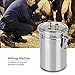 DEWIN Milking Machine for Cows - Cow Milker 2L Electric Milking Machine for Cow,Portable Stainless Steel Milker for Cows, US Plug 110-240V