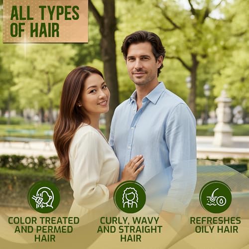 Image of Tea Tree Shampoo - Sulfate Free, Anti Dandruff Deep Cleanse for Oily and Itchy Scalp - Buildup Remover - Professional Oily Hair Salon Formula - Paraben Free Shampoo for Women and Men - 16 Fl Oz