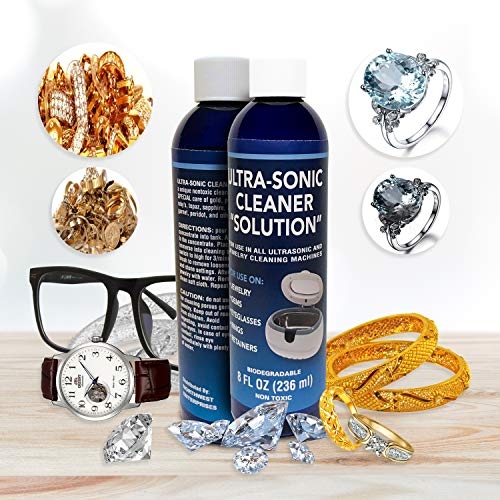 NORTHWEST ENTERPRISES Ultrasonic Jewelry Cleaner - Cleaning Solution for Gold, Platinum Diamonds and Non-Porous Precious & Semi-Precious Jewelry (8 Ounce) - Image 4