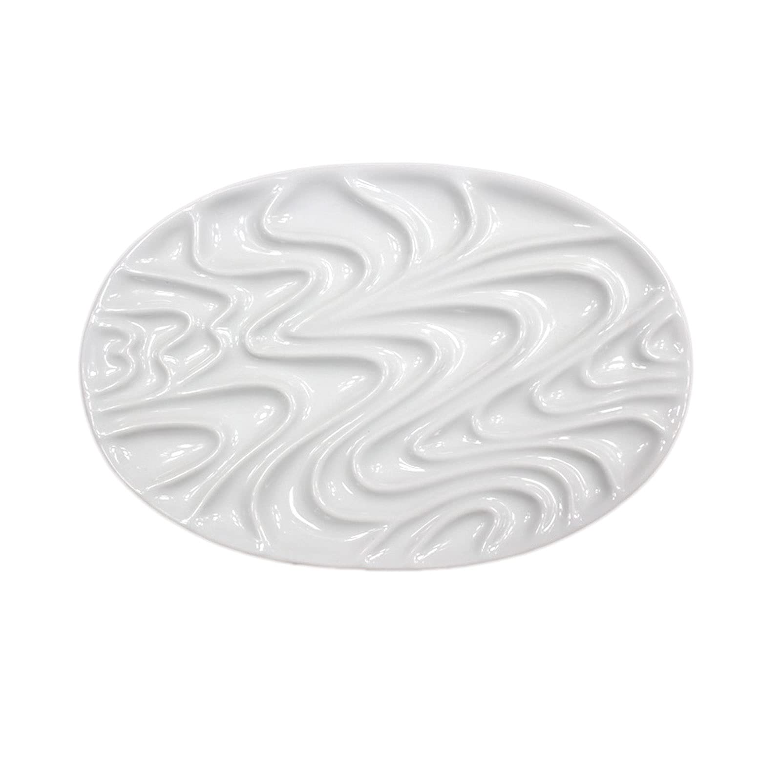 Ceramiczna Paleta Artysty, Akwarela I Gwasz Ceramiczna Taca Mieszająca, Odpowiednia Do Malowania Olejnego, Akwarela, Gwaszu Itp.