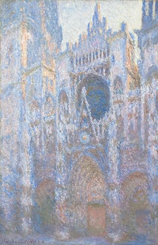 Tableaux peinture sur toile Monet cathédrale de Rouen 60x90cm premium