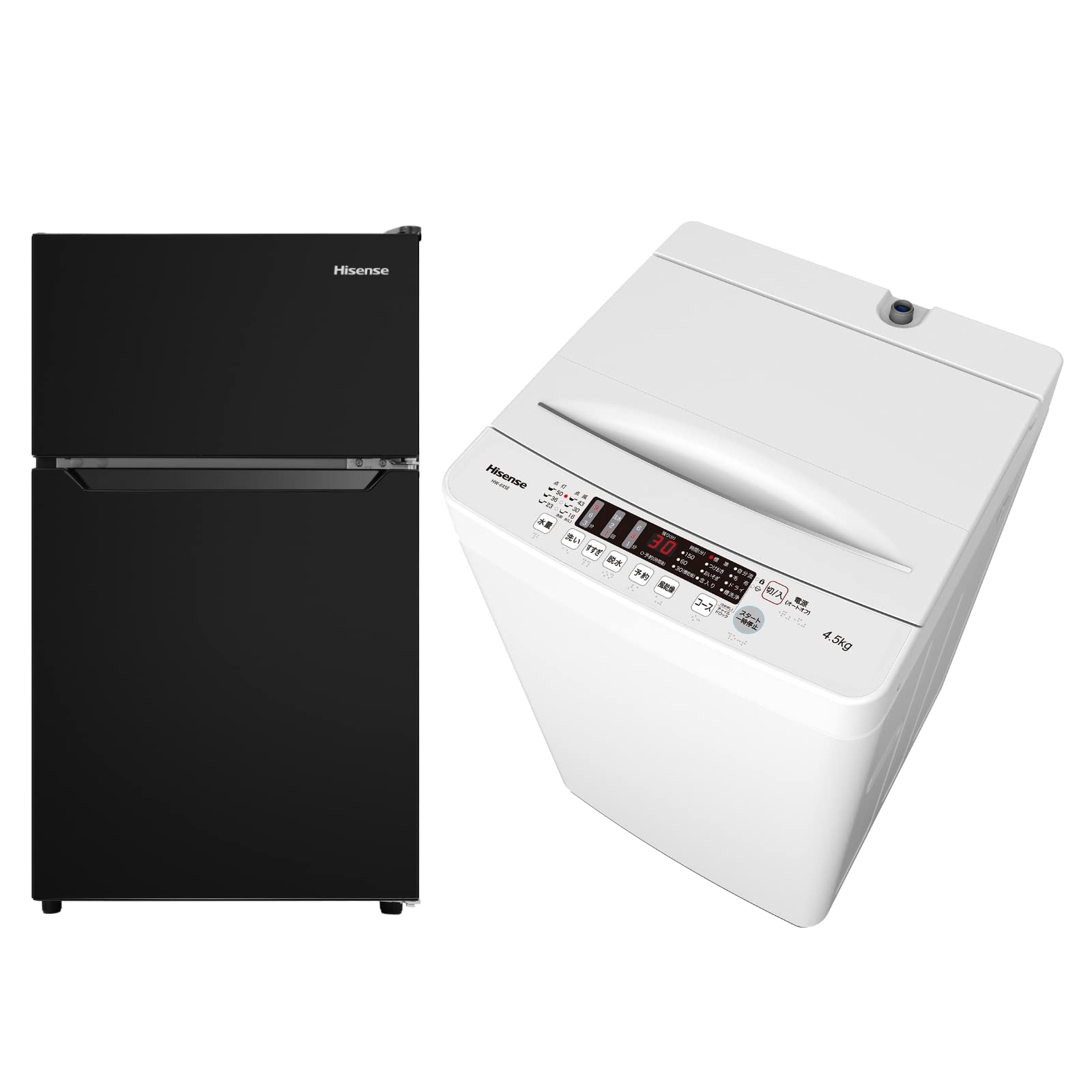 Amazon.co.jp: 【新生活2点セット】ハイセンス 冷蔵庫 93L ブラック