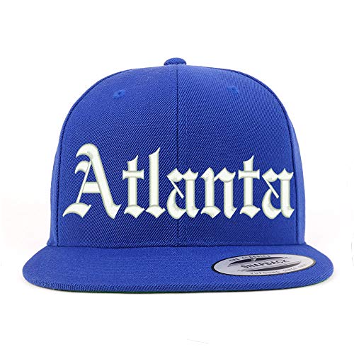 Gorra plana bordada Old English Atlanta City miniatura 1