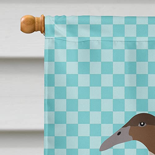 Grand drapeau décoratif motif canard bleu pour mât de façade - 4