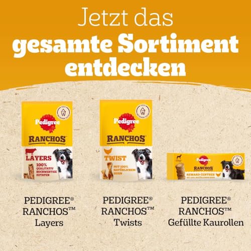 PEDIGREE Wraps Hundesnacks Huhn, 8x60g