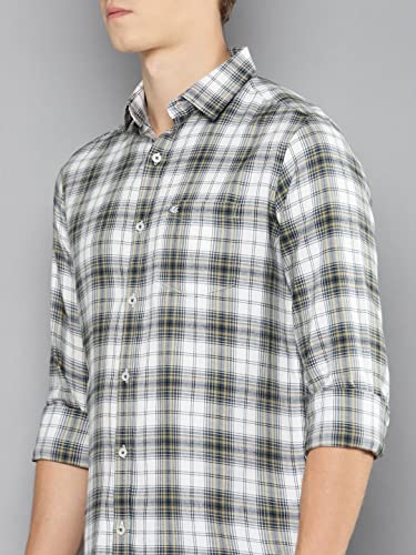 Image of Allen Cooper Checks Shirts for Men - 100% Cotton Comfort Fit Casual and Formal Shirt - Breathable, Soft, Classic Style (Multiple Colors)