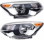 HYYKJ-US Headlights Assembly Replacement Headlamps For KiaSoul 2014-2019 Halogen Headlight (Left+Right 1 Pair Set)