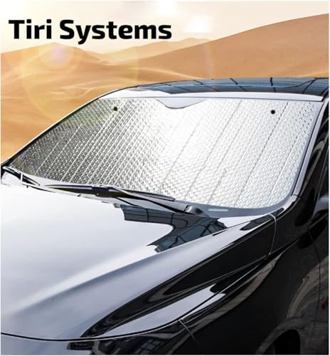 Image of Car Sunshade Summer Car Window Sunscreen Heat Insulation Foldable Sun Shade for Front Windshield UV Block, Sun Visor Shield Sun Reflective Sun Blind for Auto Interior Protection