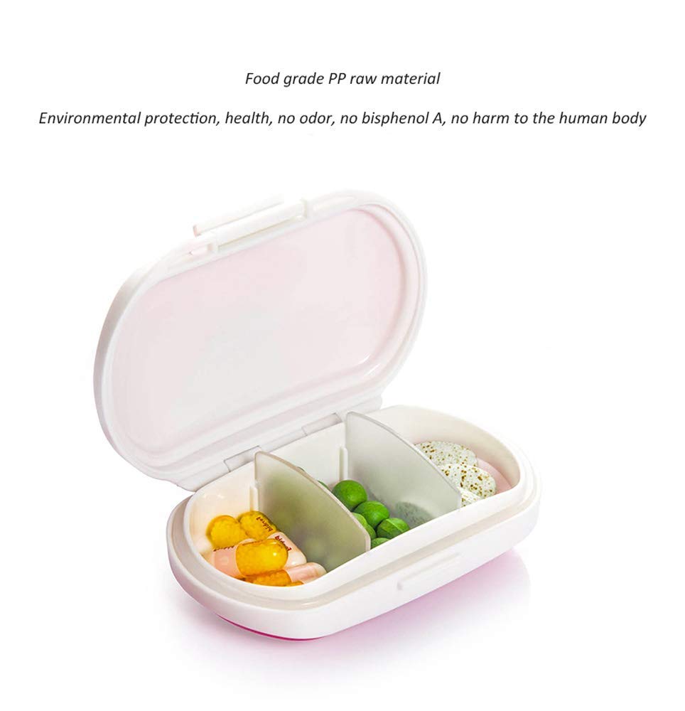 Pastillero,Organizador De Pastillas,Pastillero,Pastillero Organizador,Diseño Abierto Y Compartimentos Grandes,Soporte Para Medicamentos,Vitaminas Y Suplementos,Botella Redonda Pastillero Dia