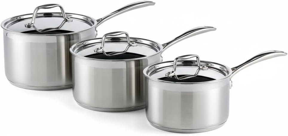 SWIFT Supreme 3 PCE Set (16,18,20cm) Saucepan & Lids