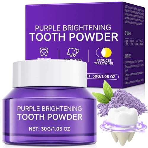 Image of Teeth Whitening Powder - Toothpaste Whitening Booster Powder, No Sensitivity, Removes Stains for Coffee, Tea, Food, Wine, and Tobacco Stains